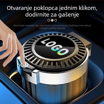Automobilski pepeljak Jerude Model 1, Plastika, Lijevanje, Težina 152