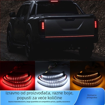 Stražnje svjetlo za pickup s četverorednim LED trakom, ljepilo za montažu, DC12V, PVC silikon