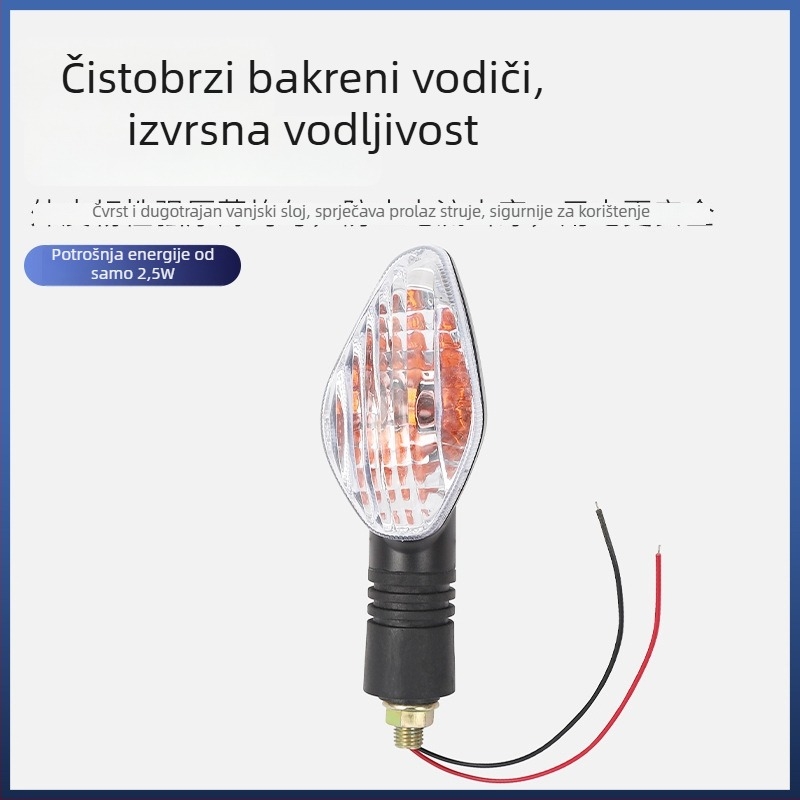 Signali za tricikl (lijevo i desno) – 12V, 10W halogenska lampica, kućište od ABS-a, model 1