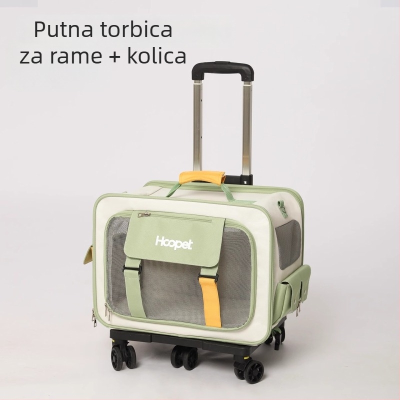 Prenosiva torba za mačke za putovanja, torba za prijevoz mačaka i malih pasa, velik kapacitet do 7 kg, Oxford materijal