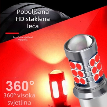 LED svjetlo kočnice za automobil 1156/1157, 3030 LED, 10W, 12V, vijek trajanja 50 000 h