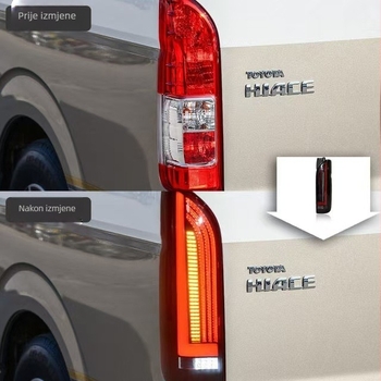LED stražnje svjetlo Toyota Hiace 05-18 (Hiace 200 Series) s sekvencijskim signalom za skretanje