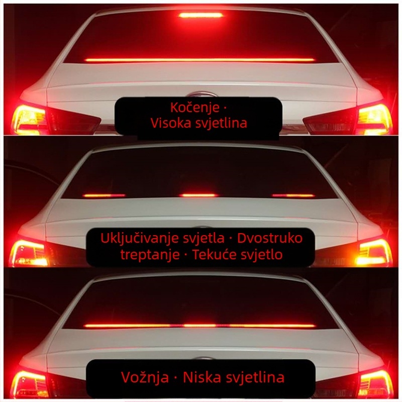 Visoko postavljeno LED svjetlo kočnice – 12V, 10W, 1000 lm