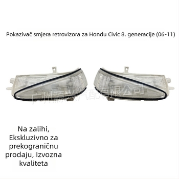 Svjetlo retrovizora za Honda Civic 2006-2011 (Osma generacija) – ABS, Model 34300-SNB-013 / 34350-SNB-013, Brand JGFYTUO
