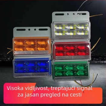 Kamionska prikolica LED svjetlo – bočno dno, 18W, 12V/24V, 5730 LED, 6000K, vodootporno