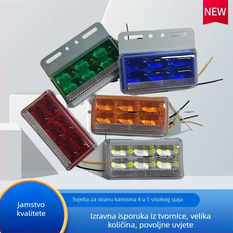 Kamionska prikolica LED svjetlo – bočno dno, 18W, 12V/24V, 5730 LED, 6000K, vodootporno