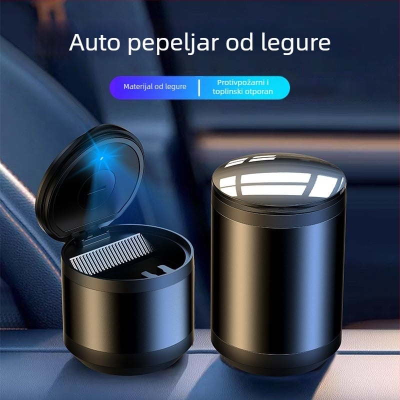 Auto pepeljara CP-2, metalna, injekcijsko lijevanje, 156 g, za automobil, Rui orange