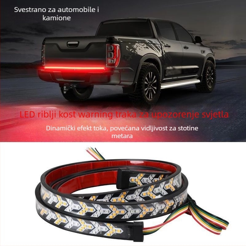 Zadnje svjetlo za pickup/off-road – 24V, 5W, tekuće svjetlo, dvoboјno, samoljepljivi nosač