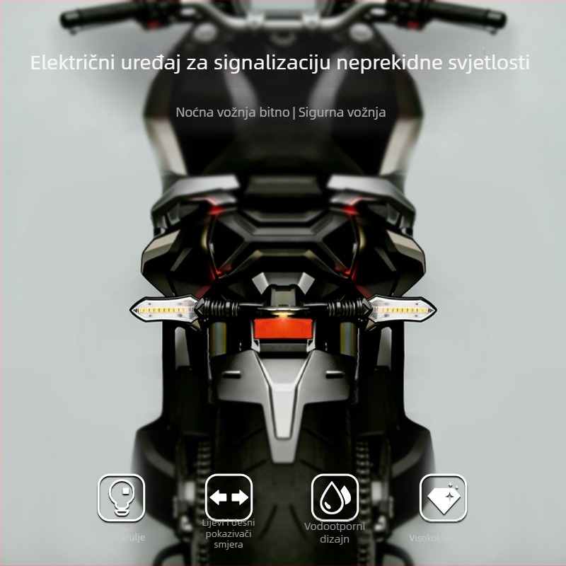 LED signal za skuter, model MZ-04, 48V, 2W, vijek trajanja 30.000 h