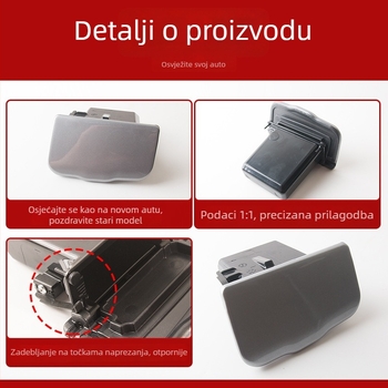 Zadnja pepeljara za Prado LC120 03-09 Domineering, univerzalni model, težina 185