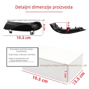 LED signalna lampica za ogledalo retrovizora VW Golf 5 MK5 – 12V, 5W, 1600K, model F04