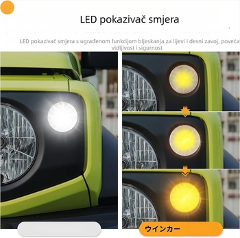 Dnevna LED svjetla za Suzuki Jimny JB64/JB74, VB002, SMD 4014 LED, 12V DC