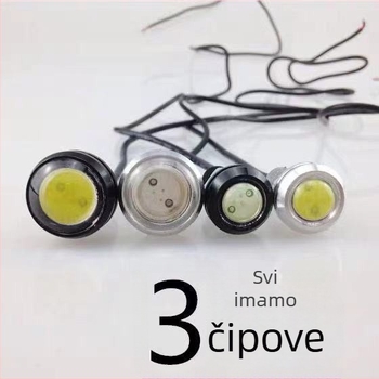 Automobilska LED svjetiljka, LED izvor, 1.5W, 24V, aluminijsko kućište, vijek trajanja 100000 sati