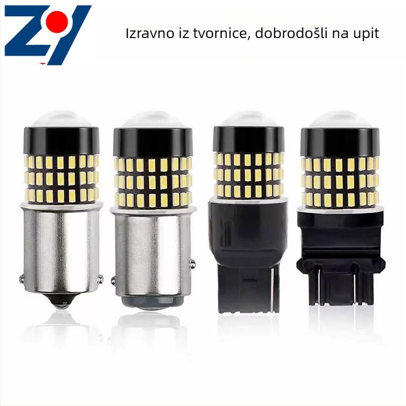 LED svjetlo za kočnice automobila - Turn signal-54 lights (Aluminijski substrat + PVC mekana ploča + zrakoplovni aluminij; 12-48V; 50.000 sati)