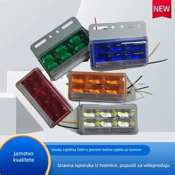 Četiri u jednom bočno svjetlo za kamion, LED 12-24V za prikolicu, signal skretanja i bočno marker svjetlo