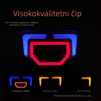 TMx-155 stražnja svjetla za motocikl, LED 12V, 5000 lm, vijek trajanja 5000, WD0001