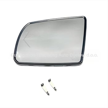 Zamjenski retrovizor – ravno ogledalo, 12V, kromirani odraz, ABS kućište; Kompatibilno s Toyota Sequoia 2008–2017 i Tacoma 2007–2021 (modeli 879030C100 / 879060C110)