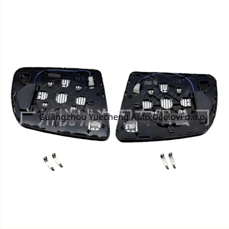 Zamjenski retrovizor – ravno ogledalo, 12V, kromirani odraz, ABS kućište; Kompatibilno s Toyota Sequoia 2008–2017 i Tacoma 2007–2021 (modeli 879030C100 / 879060C110)