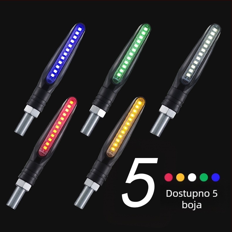 LED migavac za motocikl – skretanje, 12V, ABS/akril, Model CY2019011501, prilagodljivo