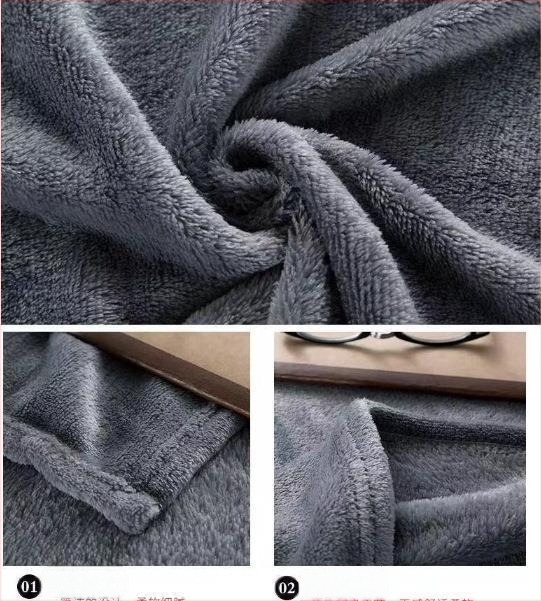 Flanel deka od poliestera, jednobojni uzorak, težina ispod 300 g, pogodna za proljeće i jesen