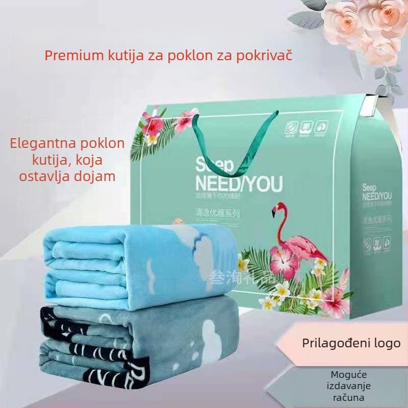 Flanel deka od poliestera, jednobojni uzorak, težina ispod 300 g, pogodna za proljeće i jesen