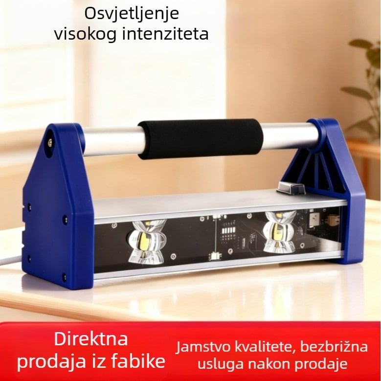 LED polirani zidni reflektor s dvostrukom glavom 2.0 (Model WLL-5; Materijal: nehrđajući čelik; Opseg primjene: završni radovi na stijenci i dekoracija; Obrada: standardni postupak)