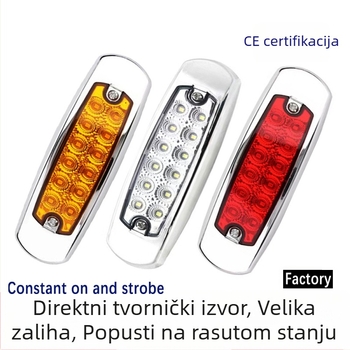 Lilai 12LED bočno svjetlo za kamion, 10-30V, 6W, model lilai-12led, vijek trajanja 50000h