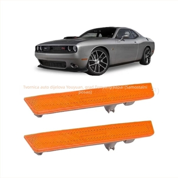 ABS materijal: prednja svjetla bočnog markera i kutna svjetla za Dodge Challenger 2015-2023, L/R par 68195789AB/68195788AB