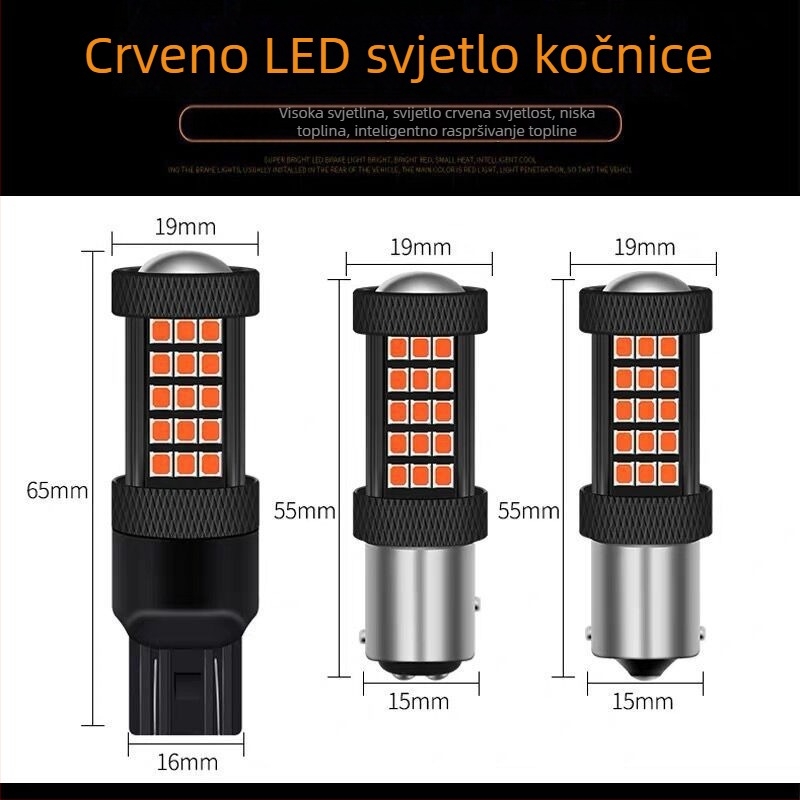 LED svjetlo za kočenje automobila, model 1156/1157/T20, 12V, 5W, 0,25A, 960 lm