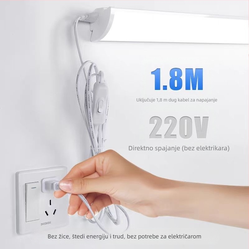 90° kutna zidna svjetiljka (San'an LED, 220V, 5000 lm, 6500K, IP42)