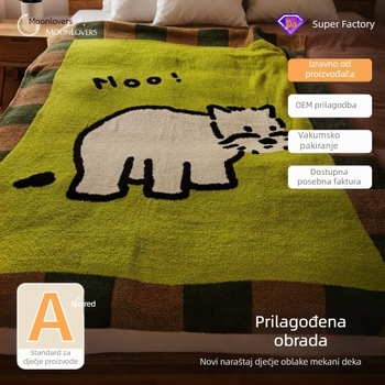 Deka za sofu za kategoriju majčinstva i djece — polu velur, geometrijski uzorak, vunasto-kašmir pokrivač, moderni minimalistički stil, težina 800–999 g