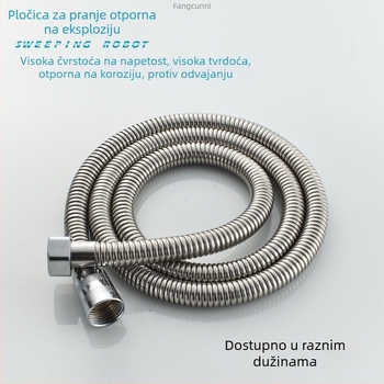 Tuš crijevo za frizerski salon s dvostrukim kopčama – 201 nehrđajući čelik, model 1, CUPC