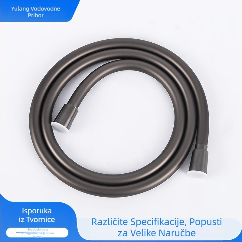PVC tuš cijev sa spiralnom instalacijom, bez zapetljavanja; materijal PVC, nazivni tlak 10, radna temperatura 50, priključak plastični