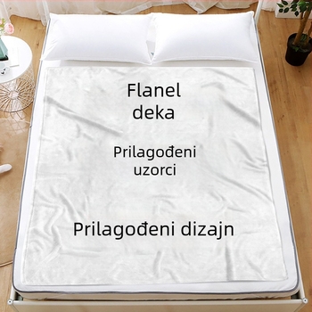 Poliesterska deka s digitalnim tiskom i prilagodbom uzorka (840 g, proljeće–jesen)