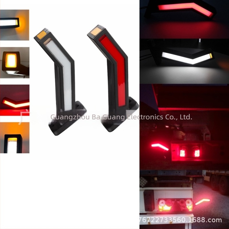 Kamionska stražnja svjetiljka s 33 LED, 24V, model Y-S01, dio Y-S21, pogodna za kombije, kamion i teški kamion