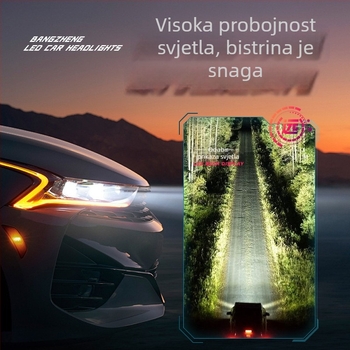 EMPELAM LED prednja svjetla za automobil, 240W, 12V, 10A, IP68, 30.000 sati života, univerzalna kompatibilnost