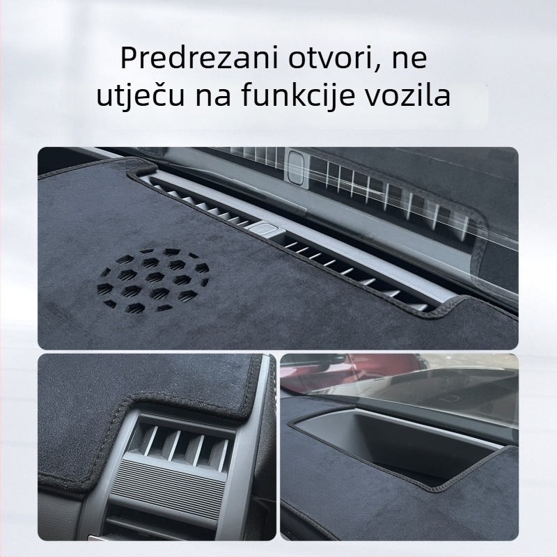 Semiš podloga za zaštitu od sunca središnjeg instrument ploče, kompatibilna s 25 modela Fangcheng Leopard Titanium 7