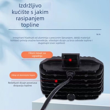 LED reflektor za kamione i tešku mehanizaciju - 50W, 12-80V, IP68, 3000 lm, Challenger