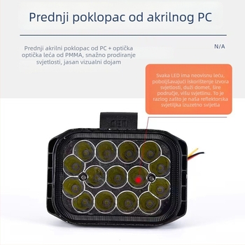 LED reflektor za kamione i tešku mehanizaciju - 50W, 12-80V, IP68, 3000 lm, Challenger