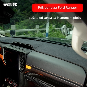 Suede podloga za ploču instrumenta Ford Ranger – sve sezone, stil originalnog modela, jednofarbni uzorak, porijeklo Guangdong