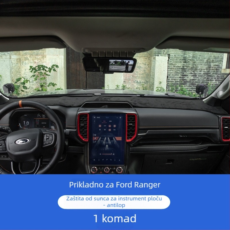 Suede podloga za ploču instrumenta Ford Ranger – sve sezone, stil originalnog modela, jednofarbni uzorak, porijeklo Guangdong