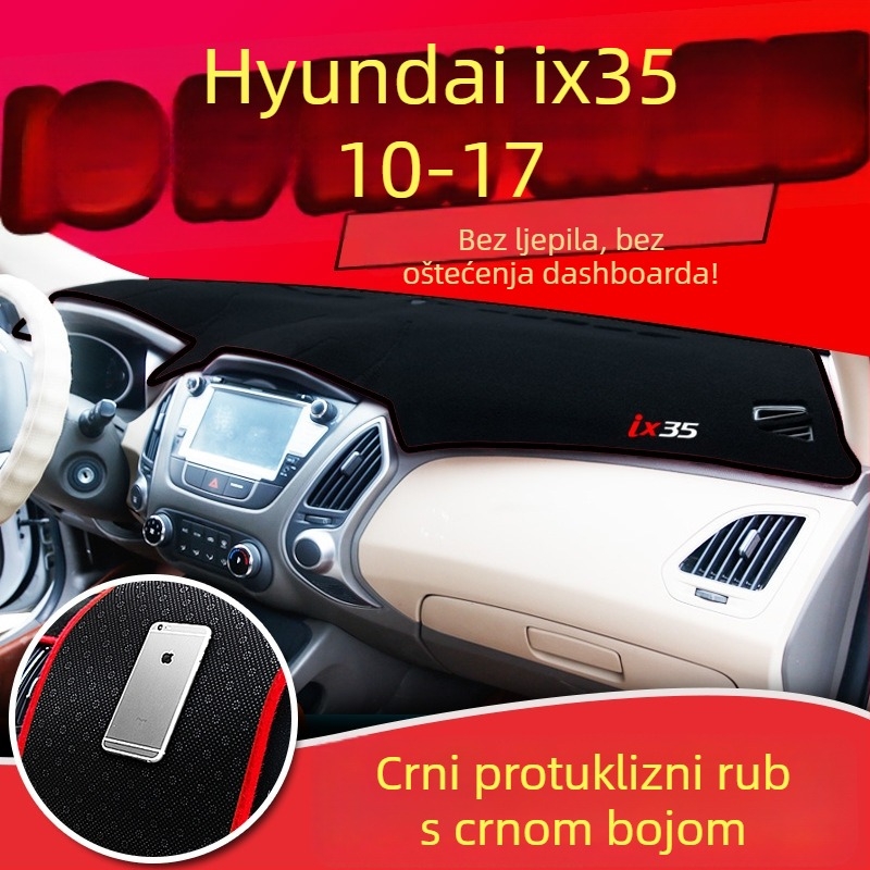 Podložak za ploču instrumenta – sunčana zaštitna podloga, poliester, Bei Ai brand, prilagodljivo, tiskano logo