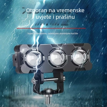 LED far za električna vozila – Model C26, kućište od livenog aluminija, širok napon 9–80V, 3A struja, izuzetno jasni LED reflektor