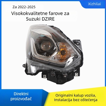LED prednje svjetlo s pokazivačem smjera i svjetlom za kočnice Suzuki Dzire 2022-2025; LED izvor, 12V, dugi vijek