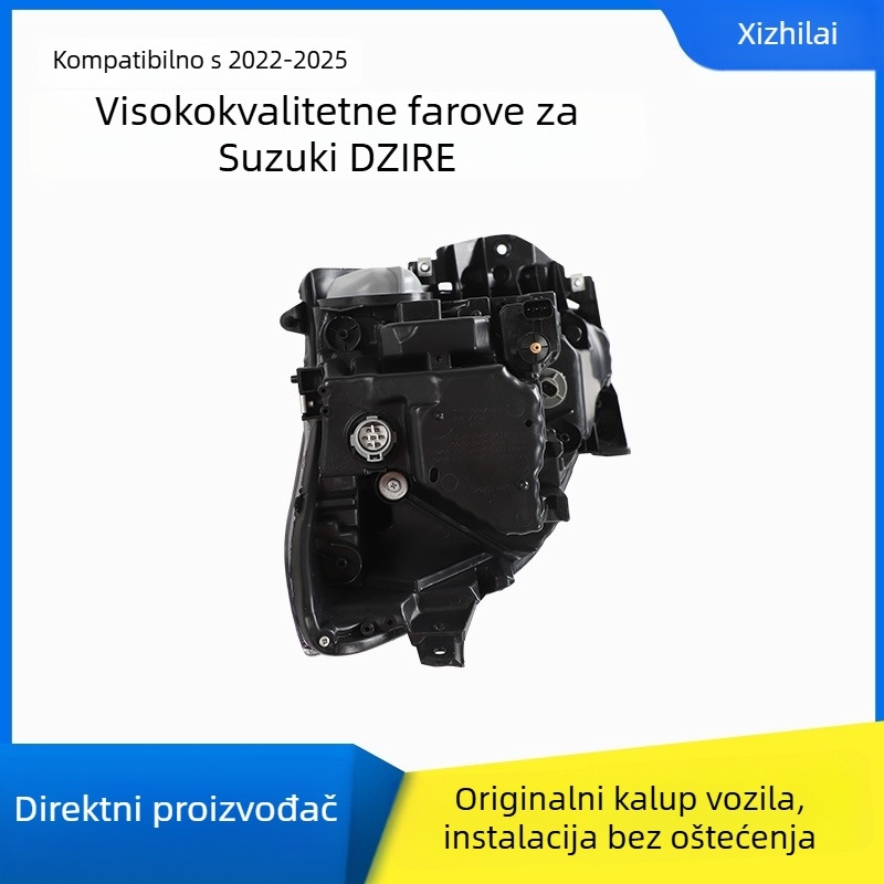 LED prednje svjetlo s pokazivačem smjera i svjetlom za kočnice Suzuki Dzire 2022-2025; LED izvor, 12V, dugi vijek
