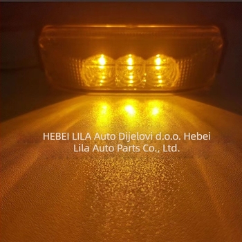 3LED trapezoidalno bočno svjetlo za kamione, prikolice i autobuse (12-24V, 0.6W, ABS PC, Model 3LED)