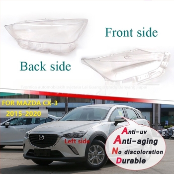 Kućište prednjeg svjetla Mazda CX-3, PC materijal, kompatibilno s Mazda/CX-3, 2015-2020, razina zaštite A