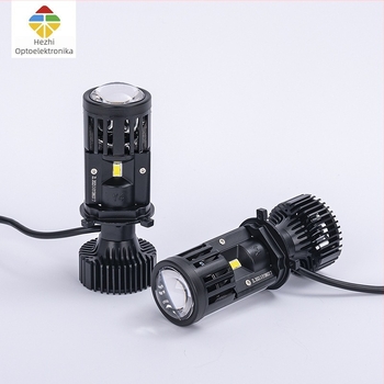LED glavna svjetla automobila s dvostrukom lećom za daljinsko i blizu svjetla, Y4-H4, 24W, 24V, 4200 lm, aluminijska legura