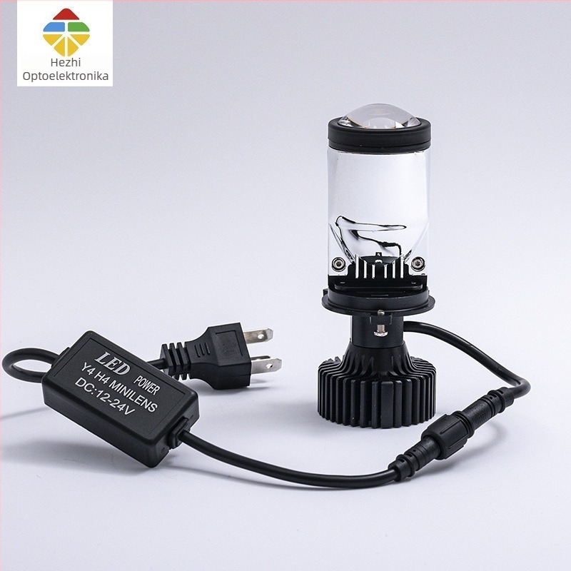 LED glavna svjetla automobila s dvostrukom lećom za daljinsko i blizu svjetla, Y4-H4, 24W, 24V, 4200 lm, aluminijska legura