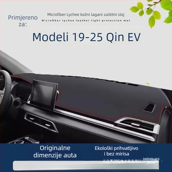 Podložak za ploču automobila od suede materijala, s logom Yiwu Jiecheng